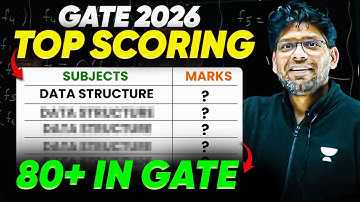 GATE 2026: Focus on These Top Scoring Subjects | 80+ Marks Strategy