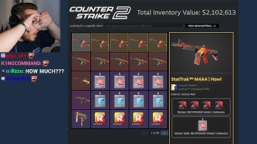 ohnepixel shocked by most expensive CS2 inventory