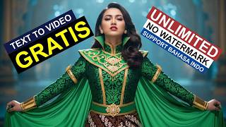 Wajib Coba! AI Video GRATIS Full HD, Unlimited,  Tanpa Token, Support Bahasa Indonesia! #ai