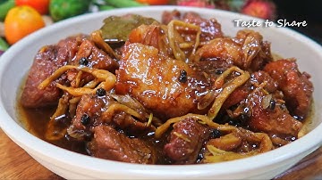 Best way to cook Pork Humba Recipe💯✅  Tastiest ever, Easy pork recipe