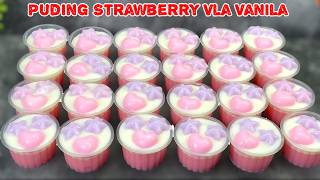 Baru Jadi Langsung di serbu anak-anak ‼️ Puding Strawberry Vla Vanila