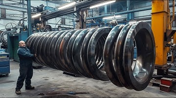 How Giant Springs Are Made – Inside Heavy Metal Manufacturing & Industrial Engineering