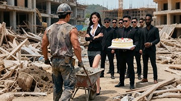 窮搬磚工生日當天卻遭拜金女友拋棄，只有女總裁帶著蛋糕為小夥慶祝，殊不知小夥竟是世界頂級首富！轉頭恢復身分豪擲千億迎娶女總裁逆襲人生#女总裁的生日惊喜
