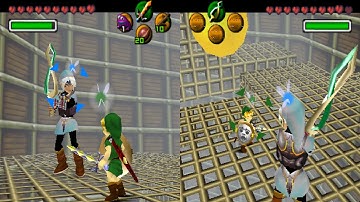 Zelda OOT Splitscreen PvP