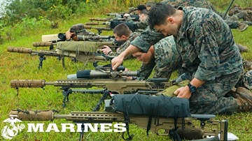 U.S. Marine Corps: Scout Sniper Course at Camp Lejeune, North Carolina.