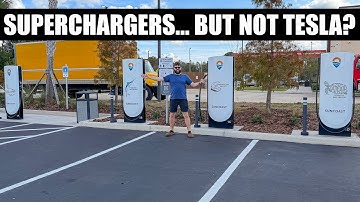 Full Tour & Testing! - First Third Party Owned, Tesla-Managed Supercharger In The US Is Live!