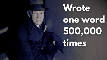 Why One Man Wrote the Word “Eternity” for 35 Years