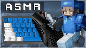 Thocky Keyboard + Mouse Sounds ASMR | Minecraft Bedwars