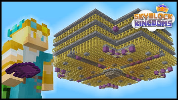 I will Cover Skyblock Kingdoms in Shulker boxes