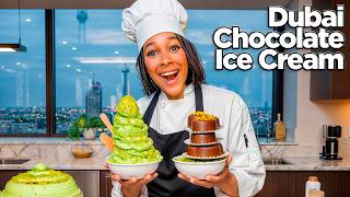 Cali Makes Dubai Chocolate Ice Cream!