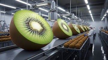 Inside a Modern Kiwi Processing Plant — How Fuzzy Fruit Becomes Premium Juice | FULL PROCESS