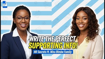 🩺✨🎥Hoe schrijf je de perfecte ondersteunende informatie voor NHS-banen | HR-tips ft. @missbimbofa...
