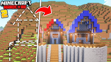 I Built a GIANT Mineshaft in Hardcore Minecraft!