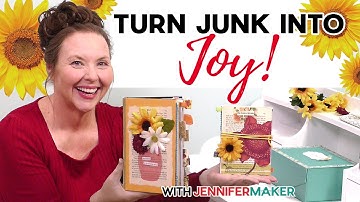 Junk Journals 2 Ways: Notebook & Accordion-Style With Cricut