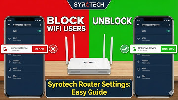 How To block Wifi User | block Wifi Users ON Syrotech Router | Unblock Fiber Router Wifi Setting