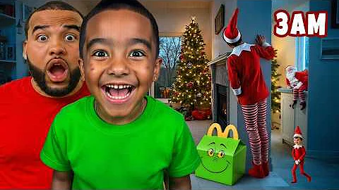 THE ELF ON THE SHELF CAME TO LIFE AT 3AM!