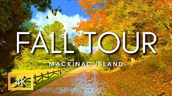 The Most Relaxing Fall Bike Ride  | Mackinac Island Fall Color Tour | Best Place To Visit For Fall