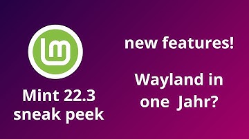 This feature is very good! - Any mention of Wayland? [Linux MInt 22.3 sneak peek]