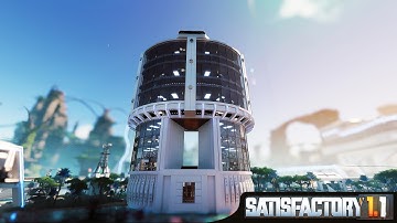 Clean Modern Factory Design | Satisfactory 1.1