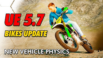 UE5.7 Physics Update – All Bikes Updated for Unreal Engine 5.7 | UE5 Chaos Vehicle Motorcycles