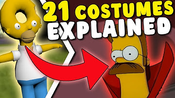 Every COSTUME EXPLAINED from The Simpsons Hit and Run