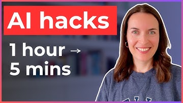 5 AI hacks that will save you hours (ChatGPT/Gemini tips)