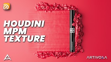 Houdini Tutorial | LIPSTICK MPM TEXTURE