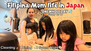 Filipina Life in Japan | One Whole Day 💦 Cleaning 🧹 Dining 🍜 & Gyoza Night 🥟