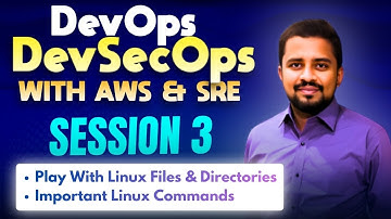 DevOps & DevSecOps With AWS SRE Session 3: Linux File Management Real-Time Commands