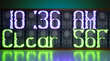 I Built a Smart LED Info Board (Digital Stained Glass?)