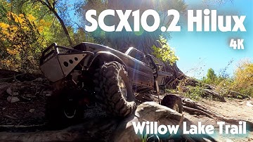 The Most Scenic RC Trail Run I’ve Filmed Yet! 😍 SCX10.2 Hilux at Willow Lake (4K)