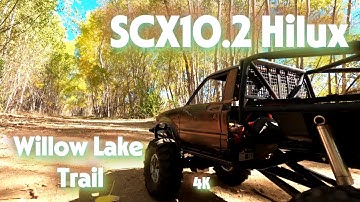 The Most Scenic RC Trail Run I’ve Filmed Yet! 😍 SCX10.2 Hilux at Willow Lake (4K)
