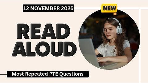 Read Aloud PTE Speaking | Timer and Answers | Real Exam Questions November 2025