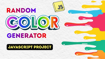 Random Color Generator using JavaScript | JavaScript Project