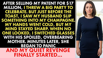 “I Sold My Patent for $17M, Then Saw My Husband Slip Poison Into My Glass—So I Made Him Pay”