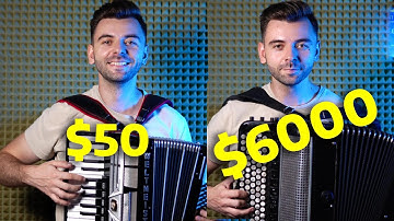 $500 vs $6000 accordeon 🪗