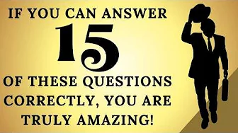 YOU ARE AN ABSOLUTE GENIUS IF YOU CAN GET HALF OF THESE QUESTIONS CORRECTLY!