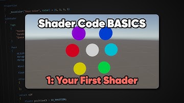 Your First Shader | Unity Shader Code Basics 01
