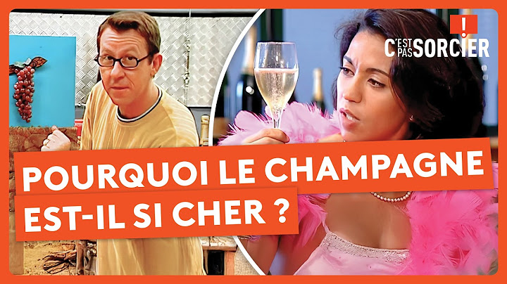 Pourquoi le champagne est-il cher ? - C'est pas sorcier