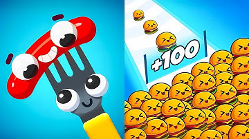 Fork N Sausage vs Food Run - NEW Update 2025 🔥 MAX Level Challenge!