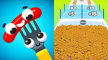 Fork N Sausage vs Food Run - NEW Update 2025 🔥 MAX Level Challenge!