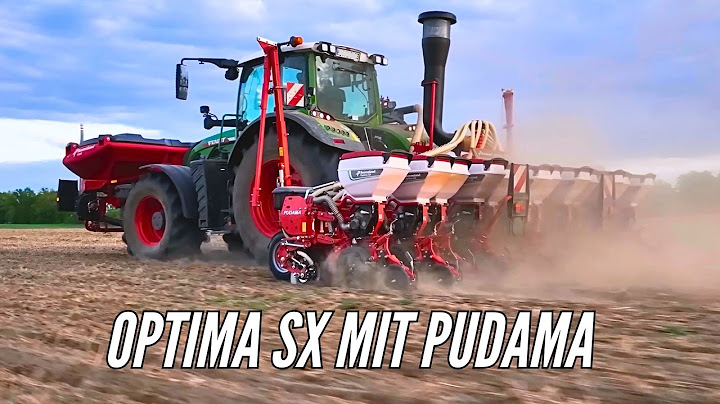 Kverneland Optima SX mit PUDAMA - Die Zukunft im Maisanbau? Wieviel spart man?