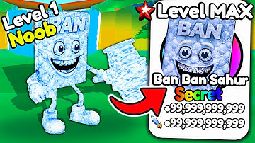 Starting Over as NOOB with BAN BAN SAHUR SECRET in Brainrot Evolution!