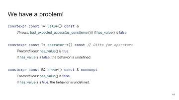 Five Issues with std::expected and How to Fix Them - Vitaly Fanaskov - C++Now 2025