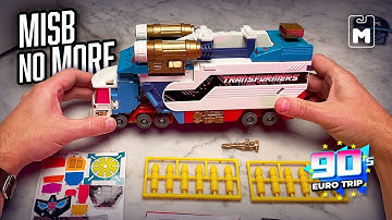 PINK eyes & GOLD plastic - Unboxing Transformers 1991 Turbomaster Thunderclash