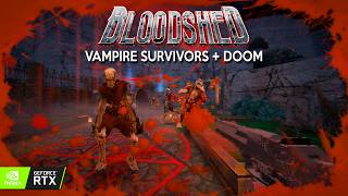 BLOODSHED Early Access Gameplay | New Bullet Hell FIRST PERSON SHOOTER like Vampire Survivors