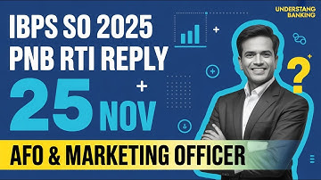 IBPS SO 2025 🔥 PNB RTI Reply LEAKED — 25 Nov Official Update! 😱