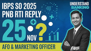 IBPS SO 2025 🔥 PNB RTI Reply LEAKED — 25 Nov Official Update! 😱