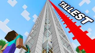 I Built The Worlds Tallest Minecraft Base