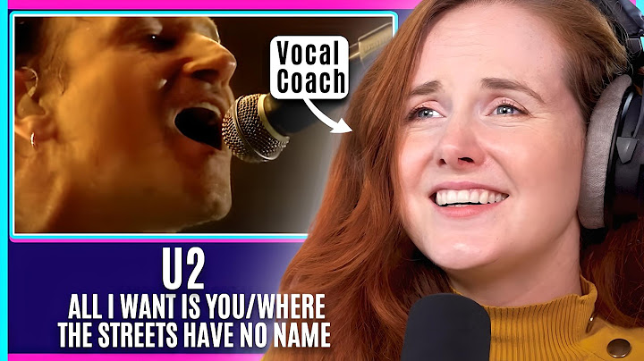 Bono! Vocal Coach Analysis | U2 - All I Want Is You/Where The Streets Have No Name Reaction